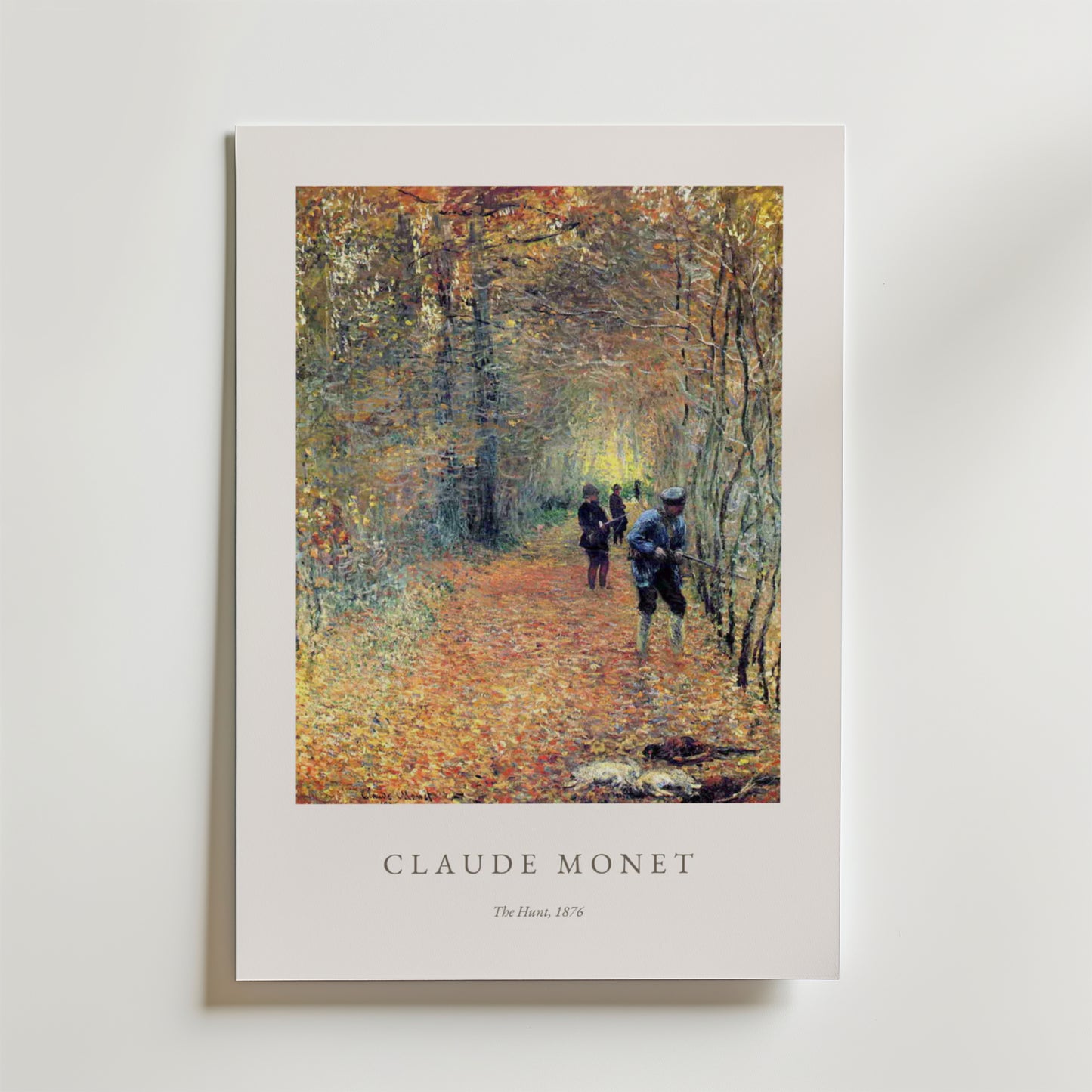 Claude Monet Jagten Plakat