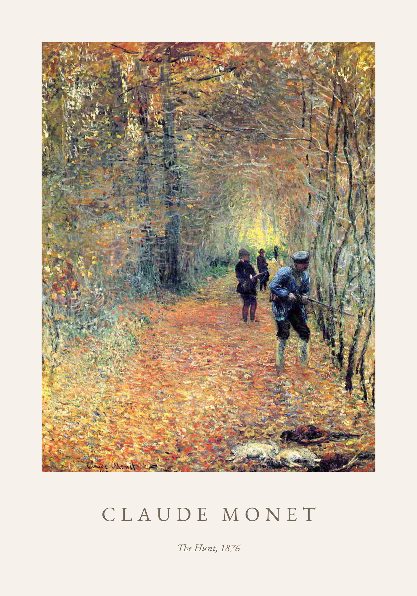 Claude Monet Jagten Plakat