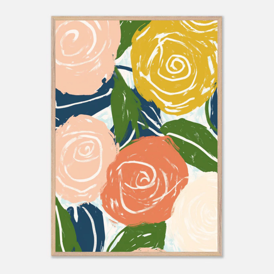 Floral Harmony Poster
