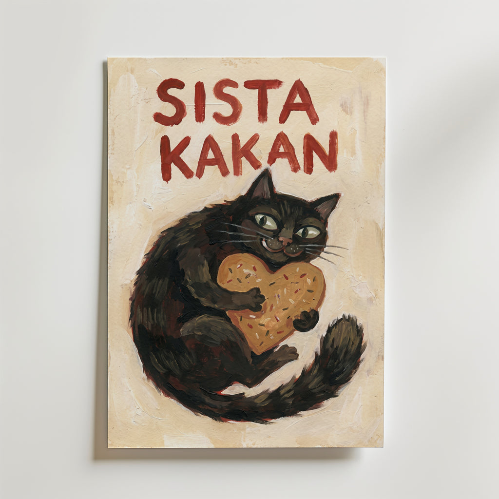 Sista Kakan Poster – canvas utan passepartout