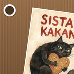 Sista Kakan Poster – närbild på papper