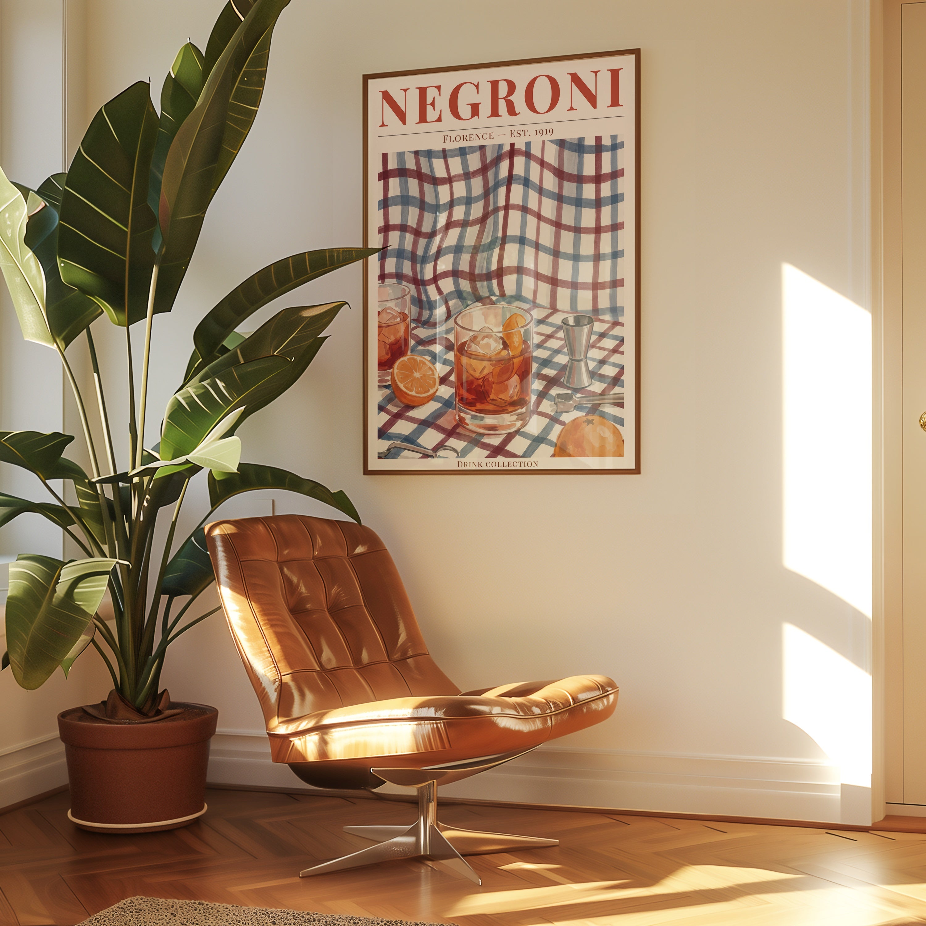 Negroni Poster – poster väggdekoration inredning – Affischer hos Bozetto