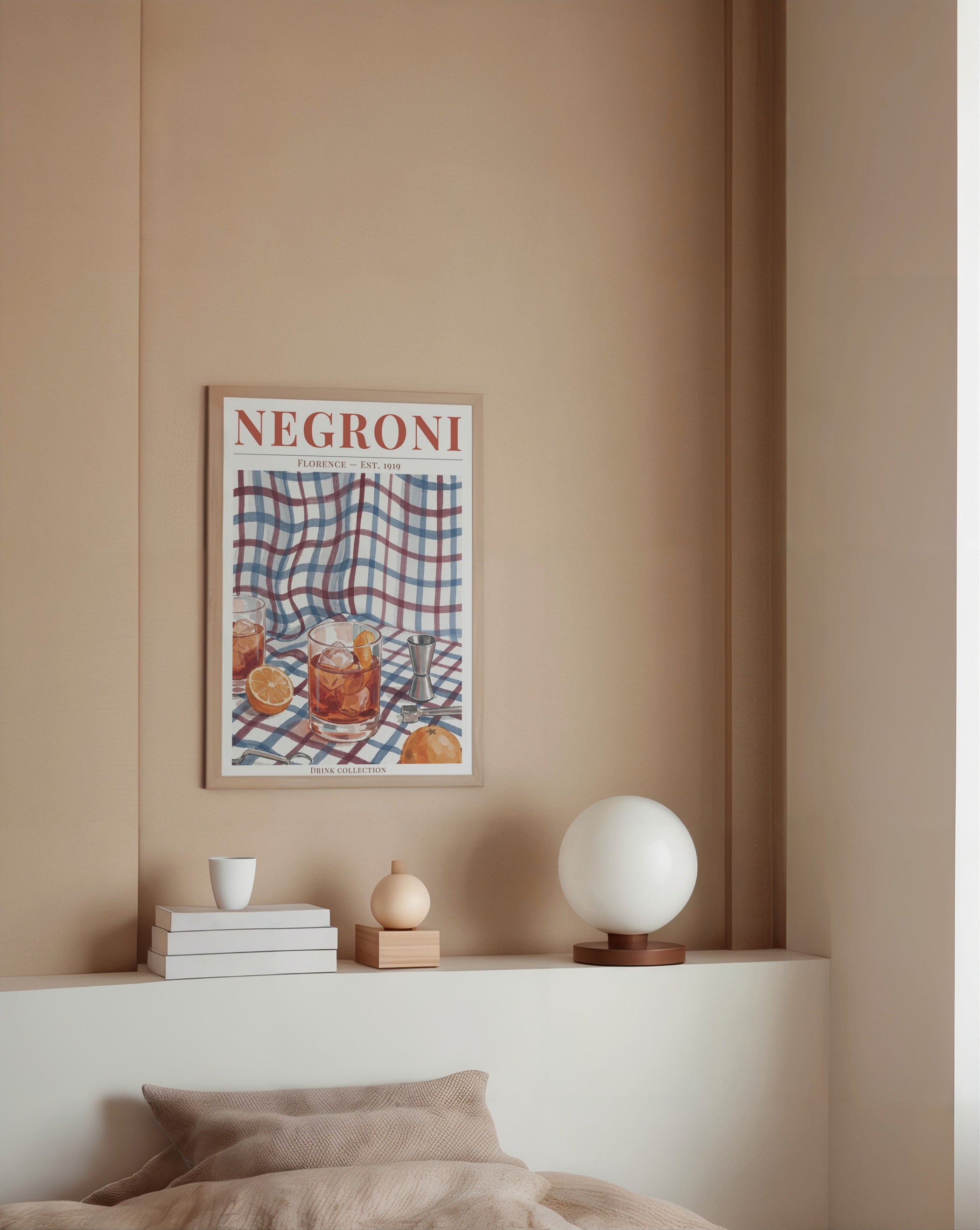 Negroni Poster poster – väggdekoration för hemmet – köp hos Bozetto