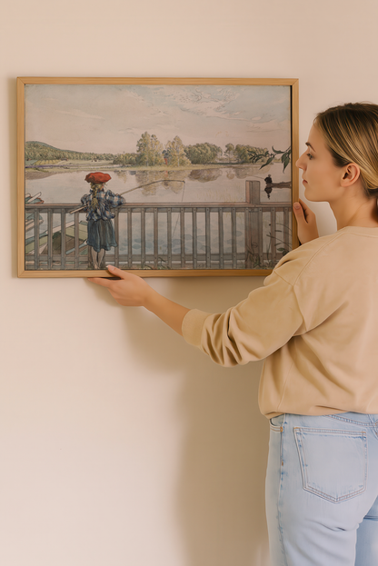 Carl Larsson Lisbeth Angling Poster