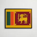 Sri Lanka National Flag Poster affisch – köp poster online – Bozetto väggdekoration