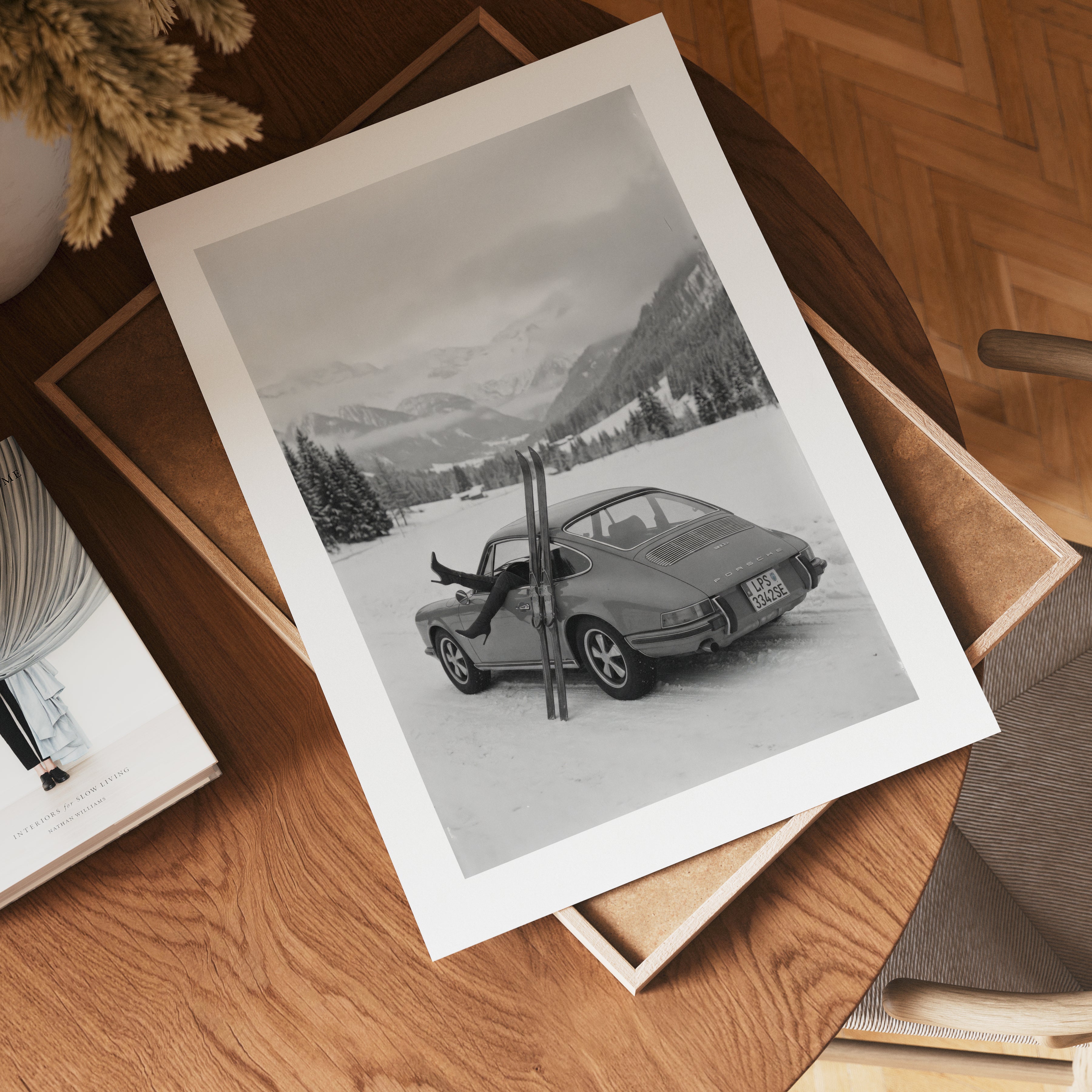 Alpine Escape Noir Poster affisch – köp poster online – Bozetto väggdekoration