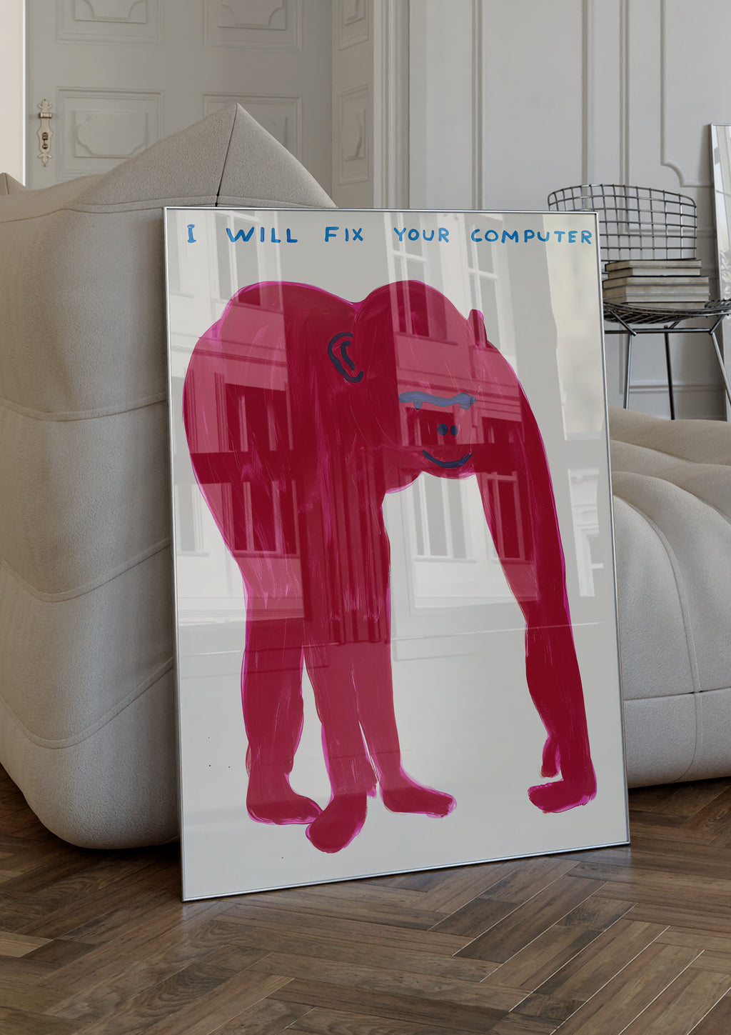 Computer Fix Gorilla Poster