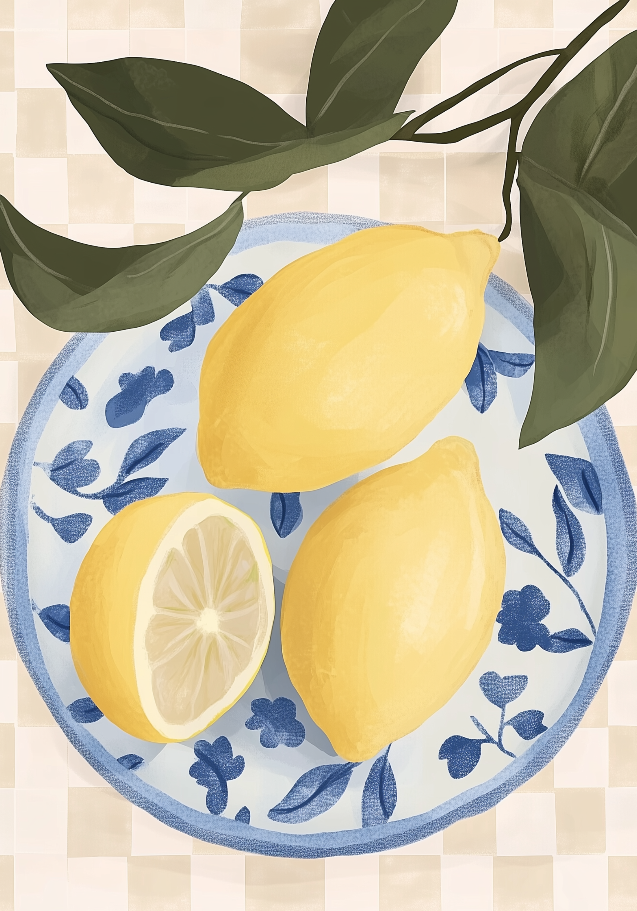 Lemon Table Poster