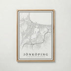 Jönköping Karta Poster