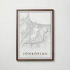 Jönköping Karta Poster