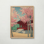 Sakura Temple Poster – köp affisch till hemmet – Bozetto väggdekoration