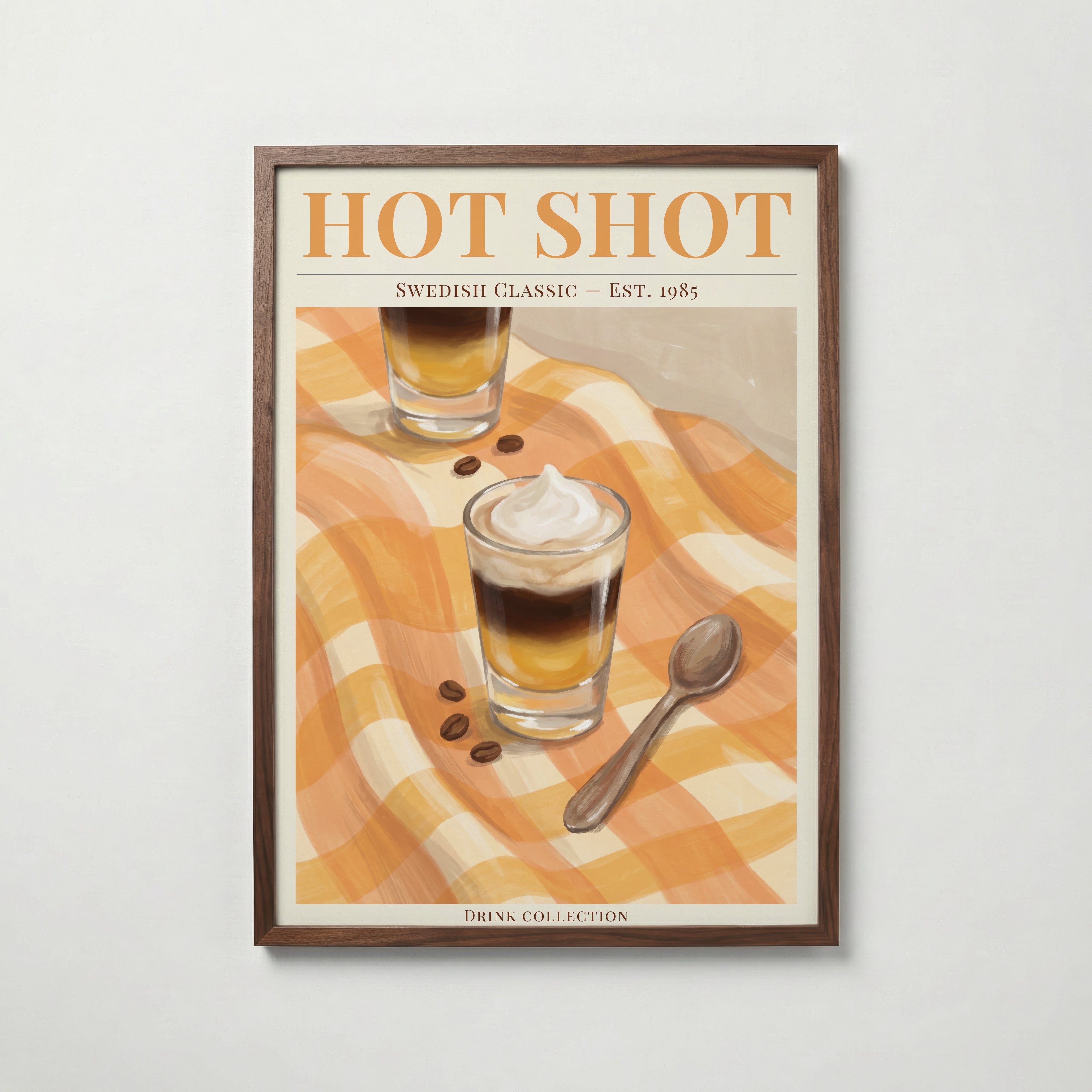 HOT SHOT Poster – modern väggdekoration – köp poster online Bozetto
