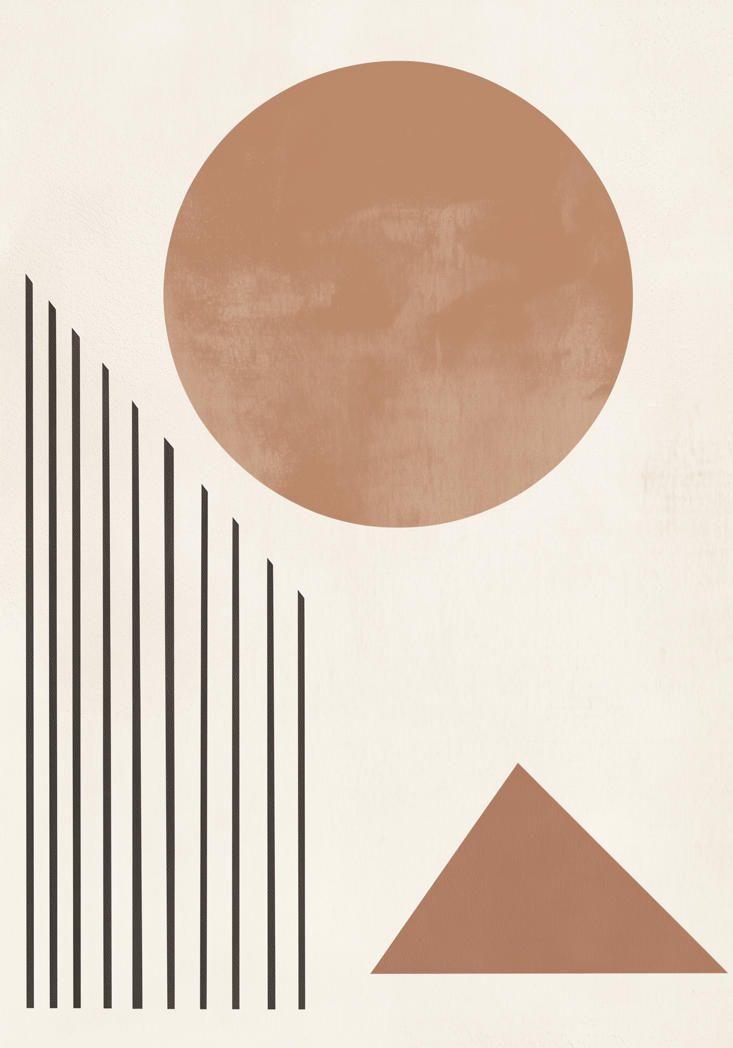 Sun & Lines Poster