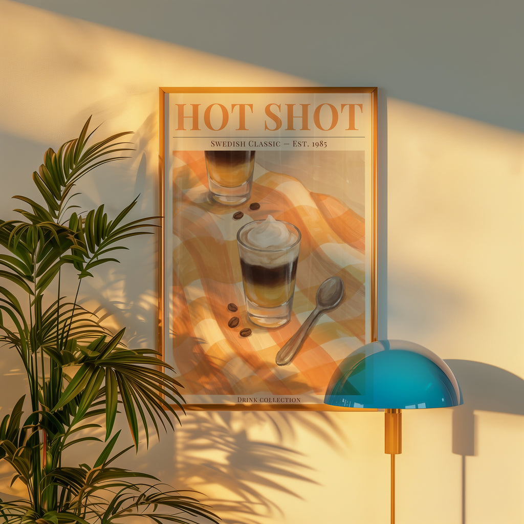 HOT SHOT Poster – poster väggdekoration inredning – Affischer hos Bozetto