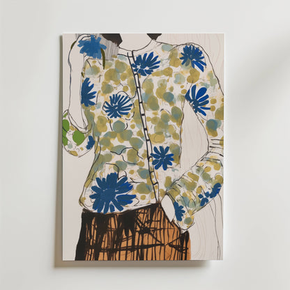 Floral Jacket Poster