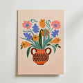 Terracotta Blooms Poster
