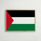 Palestine National Flag Poster – poster väggdekoration inredning – Affischer hos Bozetto