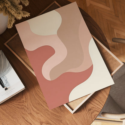 Abstract Colorful Shapes No.2 Poster