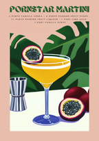 Pornstar Martini Drink Poster