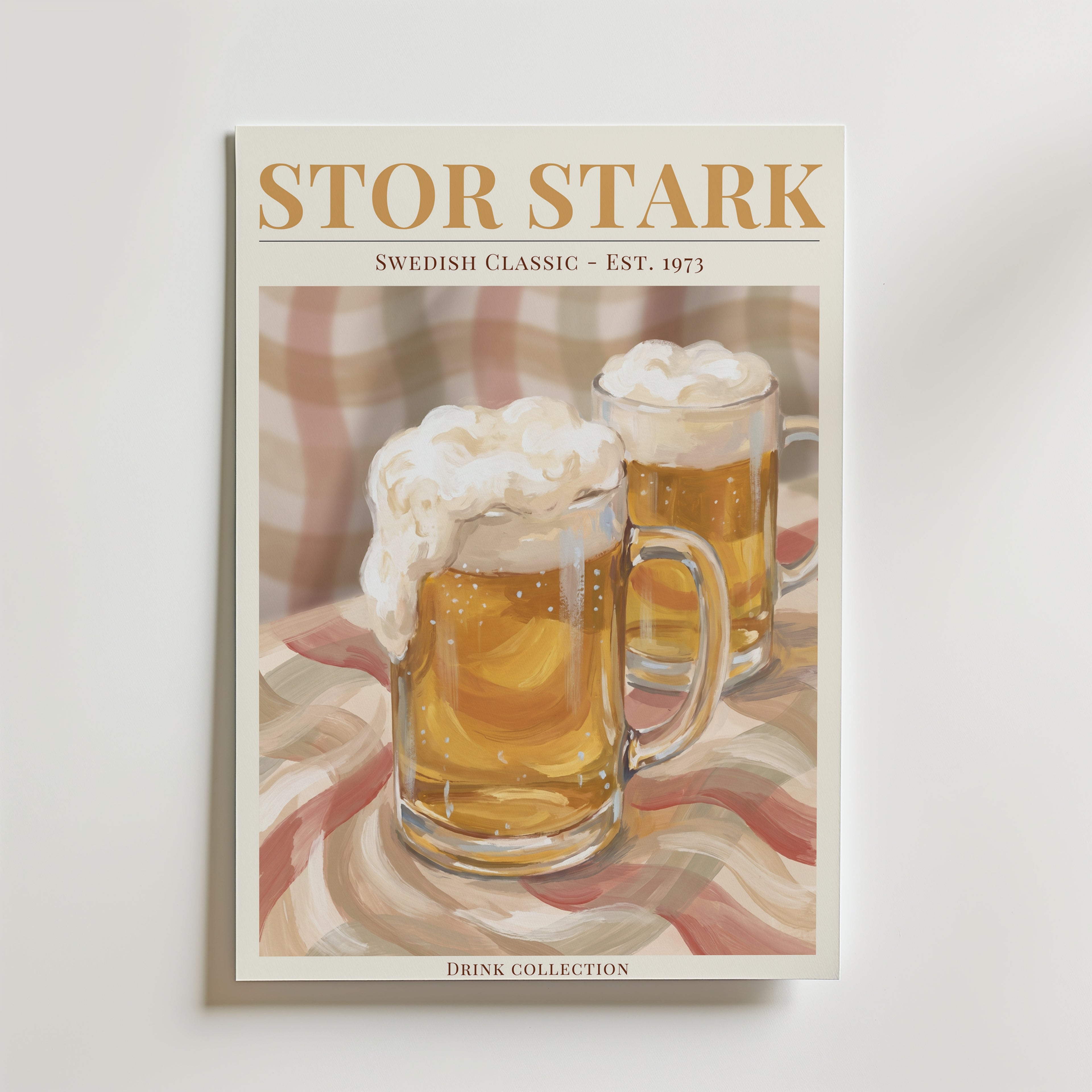 En Stor Stark Öl Poster