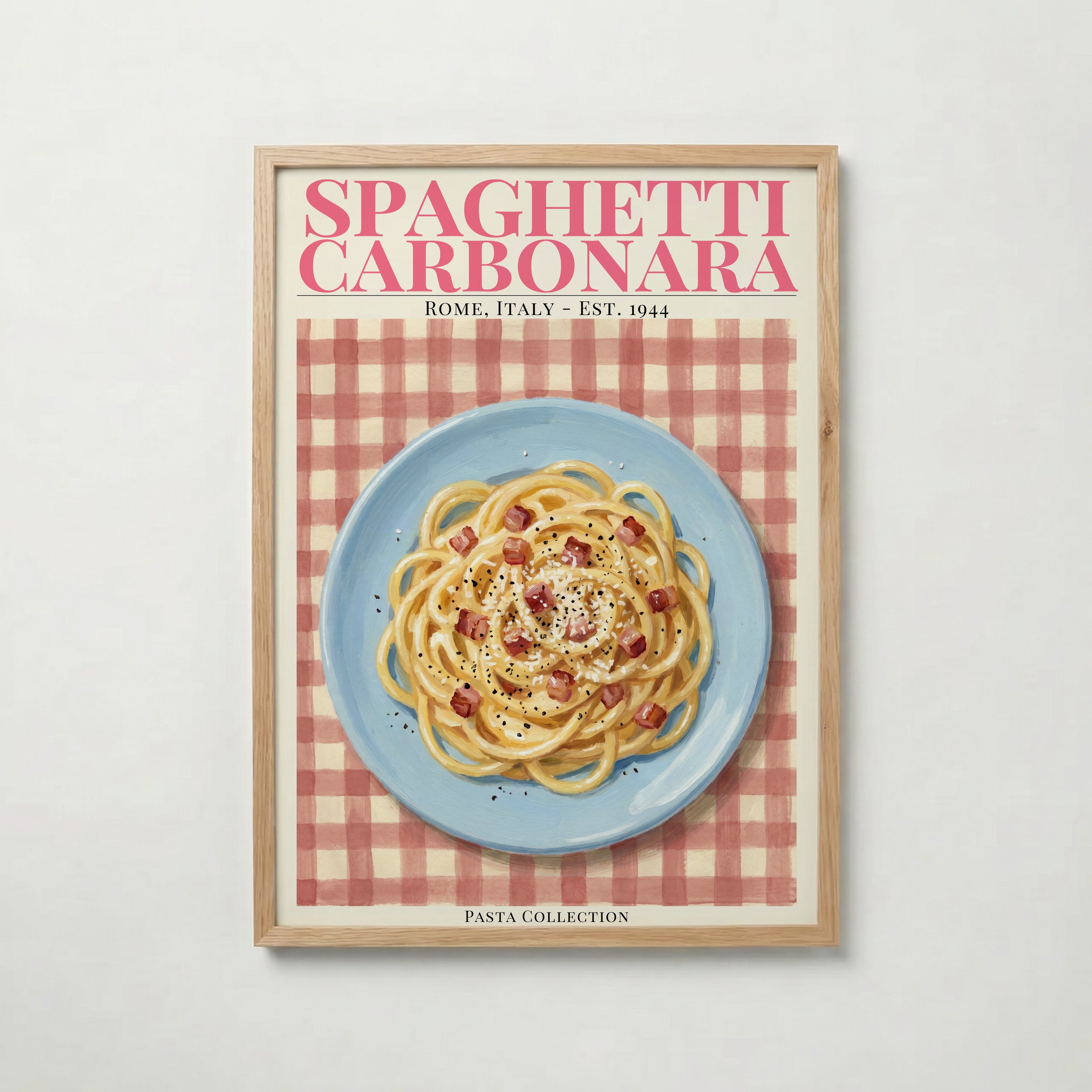 Spaghetti Carbonara Poster