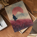 Red Sun Journey Poster – modern väggdekoration – köp poster online Bozetto
