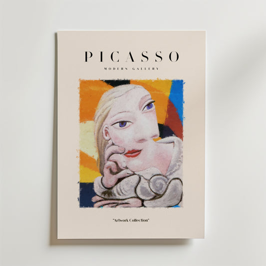Picasso Blonde Portrait Poster