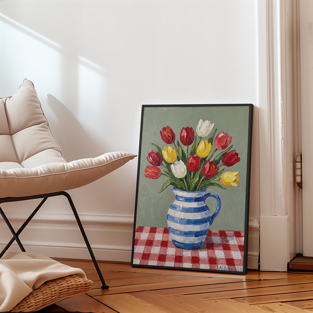 Tulpaner Stilleben Poster – i rum 2