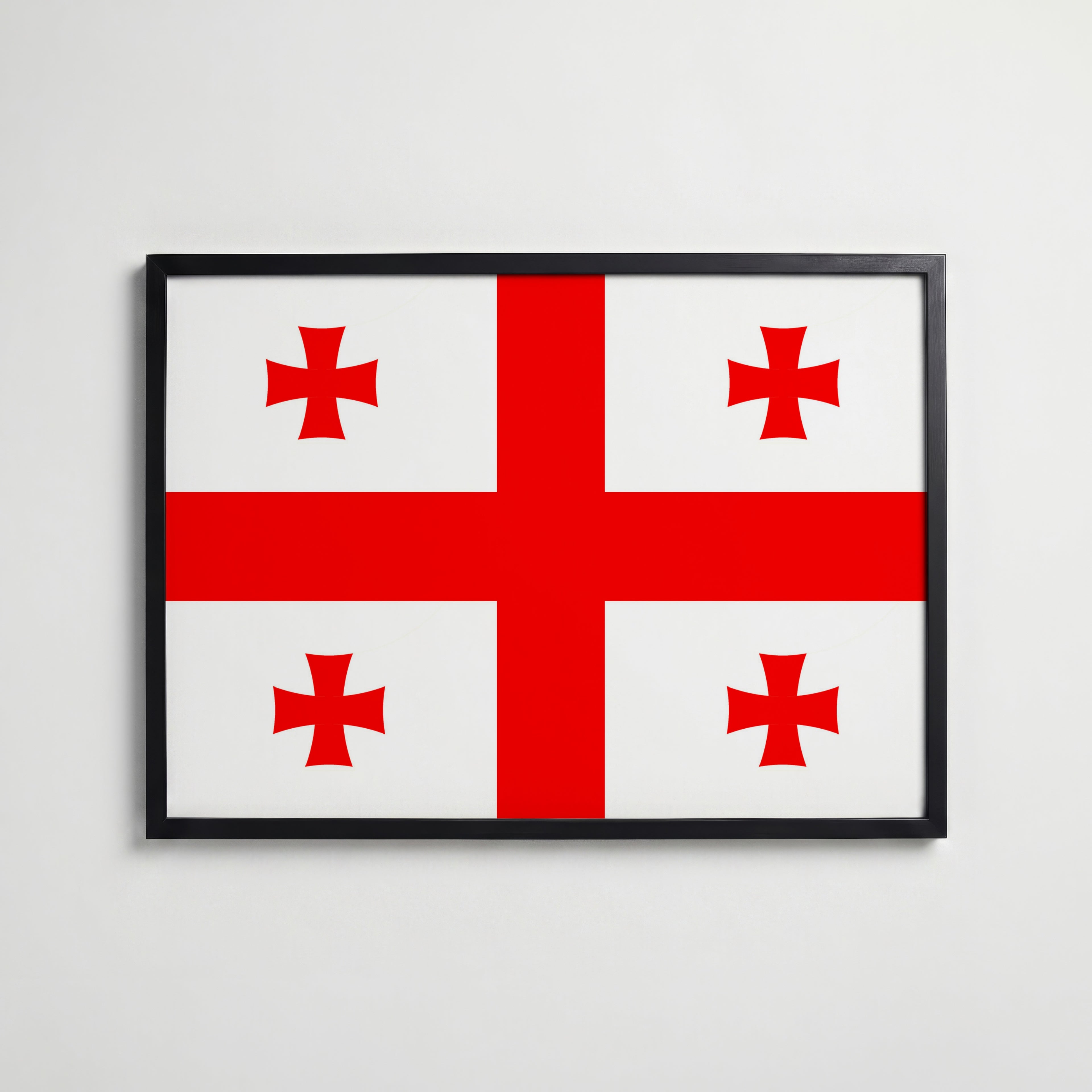 Georgia National Flag Poster affisch – köp poster online – Bozetto väggdekoration