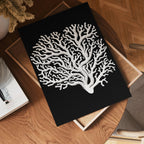 Coral Contrast Poster