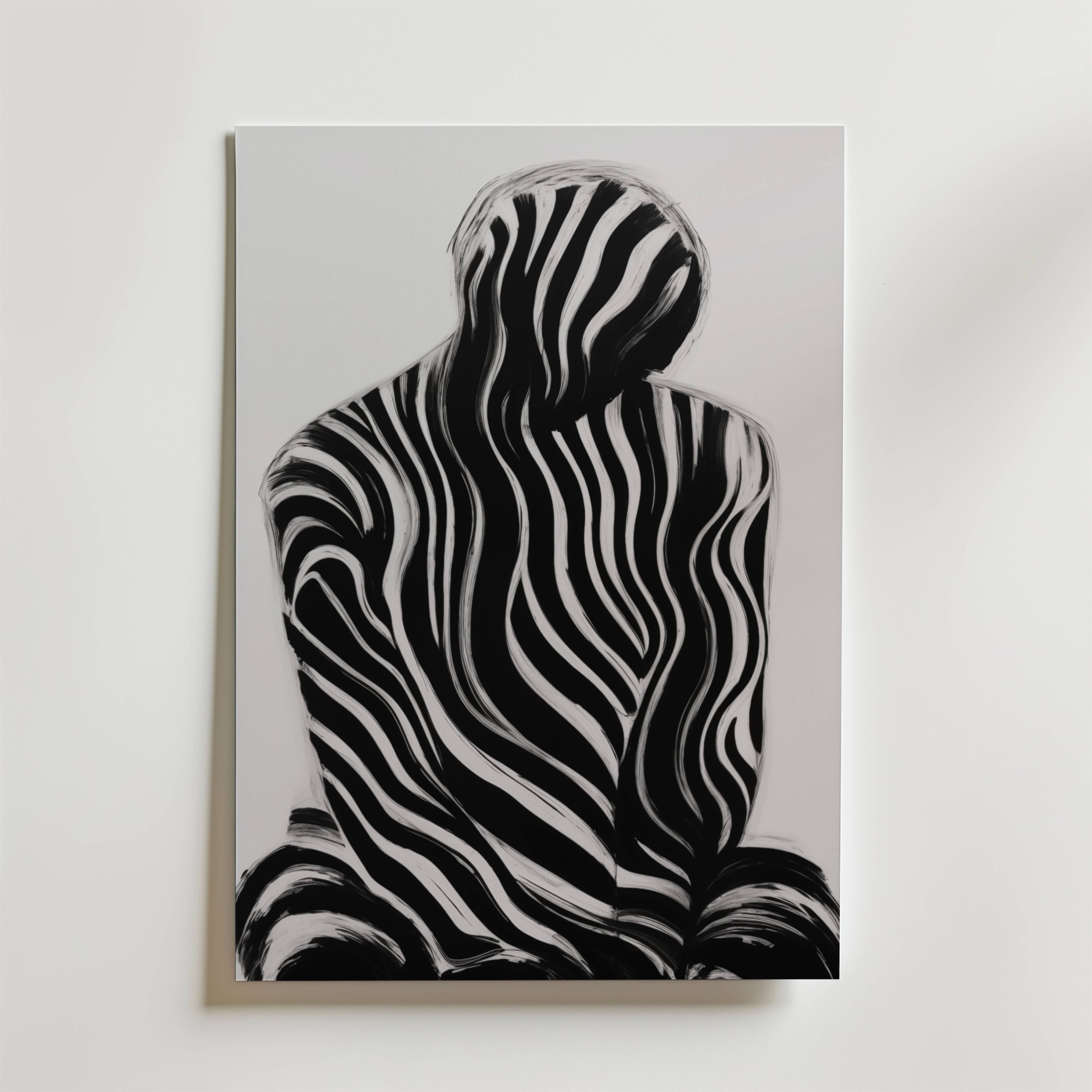 Monochrome Flow Poster