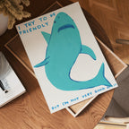 Friendly Shark Poster