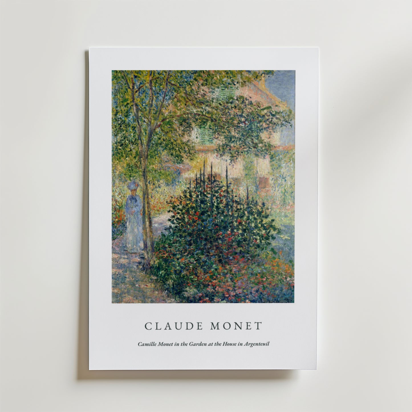 Claude Monet Painting Of Camille Monet Poster