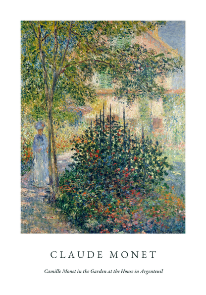 Claude Monet Painting Of Camille Monet Poster