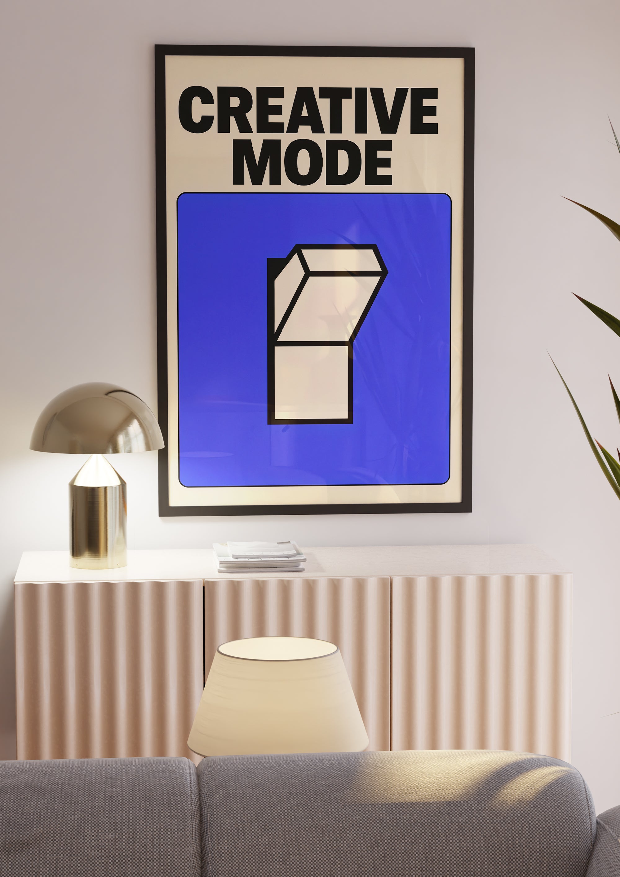 Creative Mode Poster – poster på vägg inredning