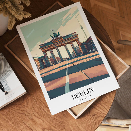 Berlin City Heritage Poster