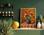 Vallmo Stilleben Poster – i rum 2