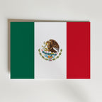 Mexico National Flag Poster affisch – poster till väggdekoration – köp online hos Bozetto
