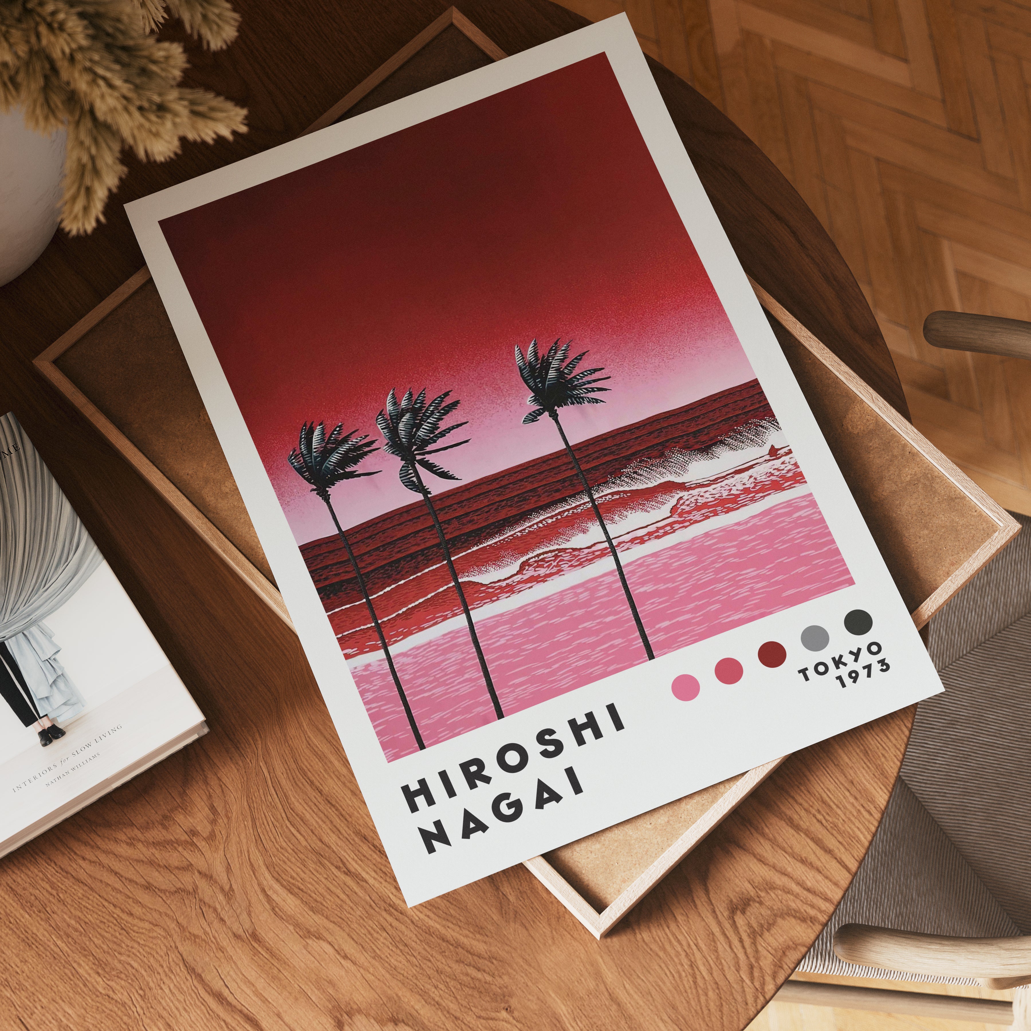 Hiroshi Nagai Crimson Coast Poster