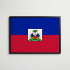 Haiti National Flag Poster affisch – köp poster online – Bozetto väggdekoration