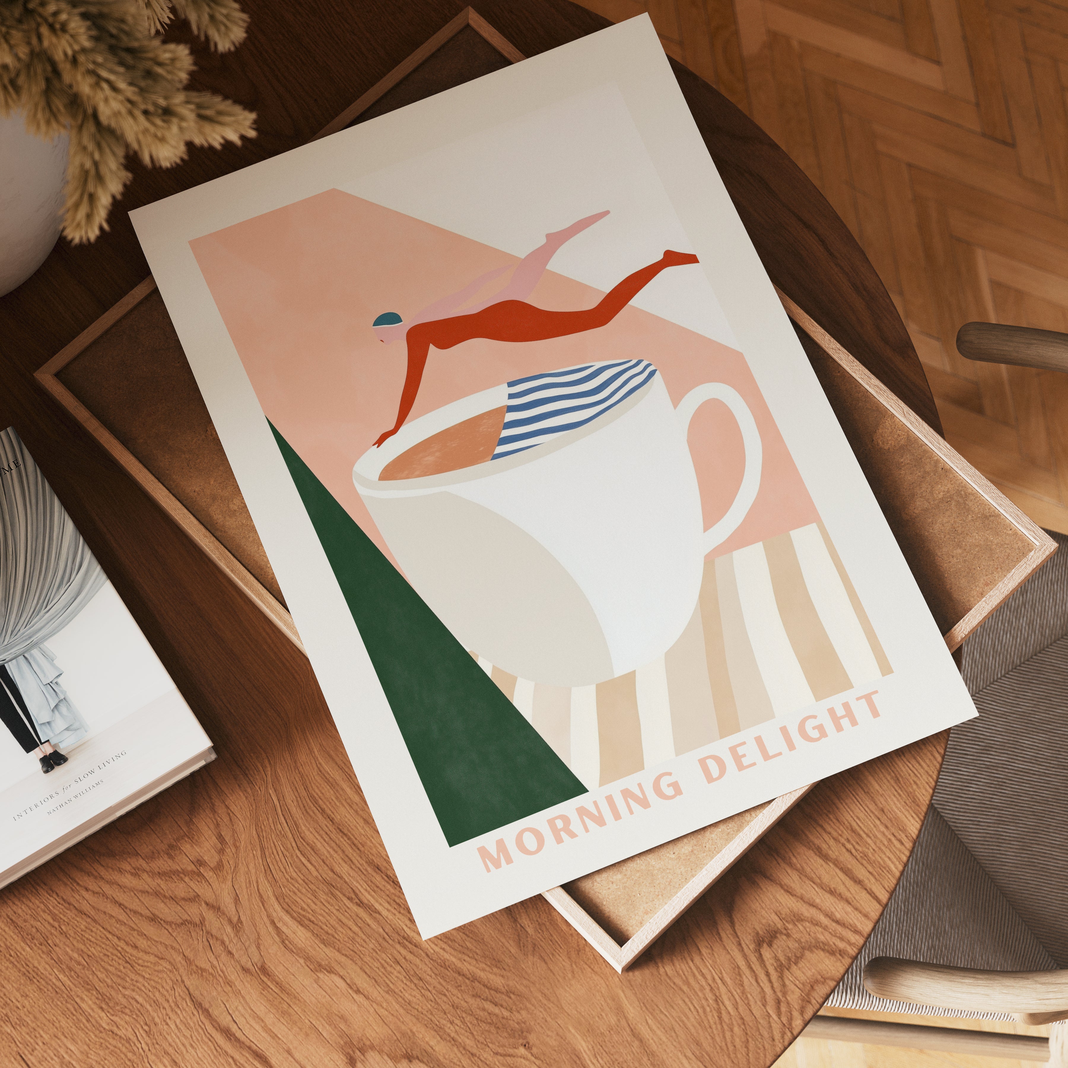 Coffe Diving Drink Poster