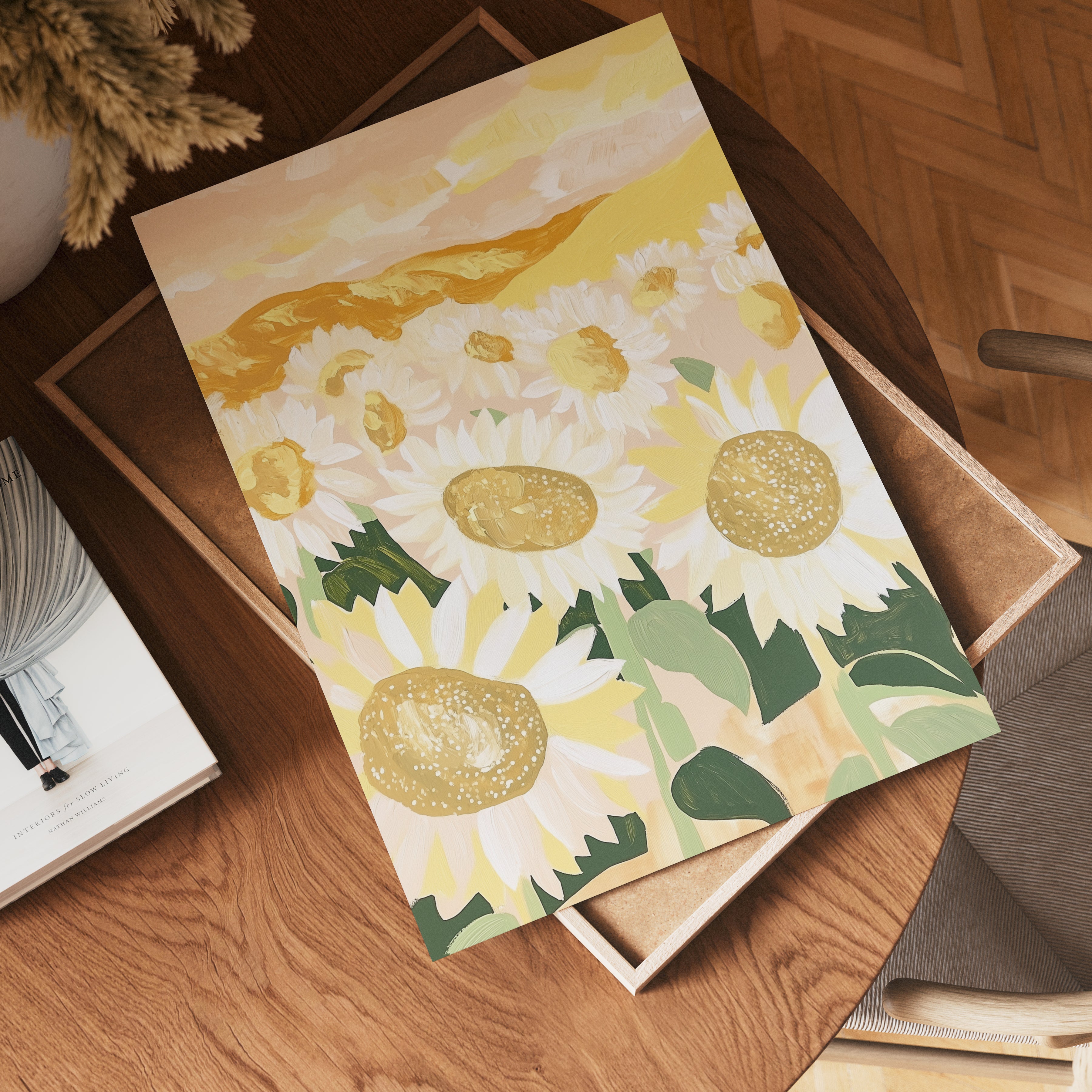 Sunlit Poppies Poster