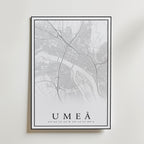 Umeå Karta Poster