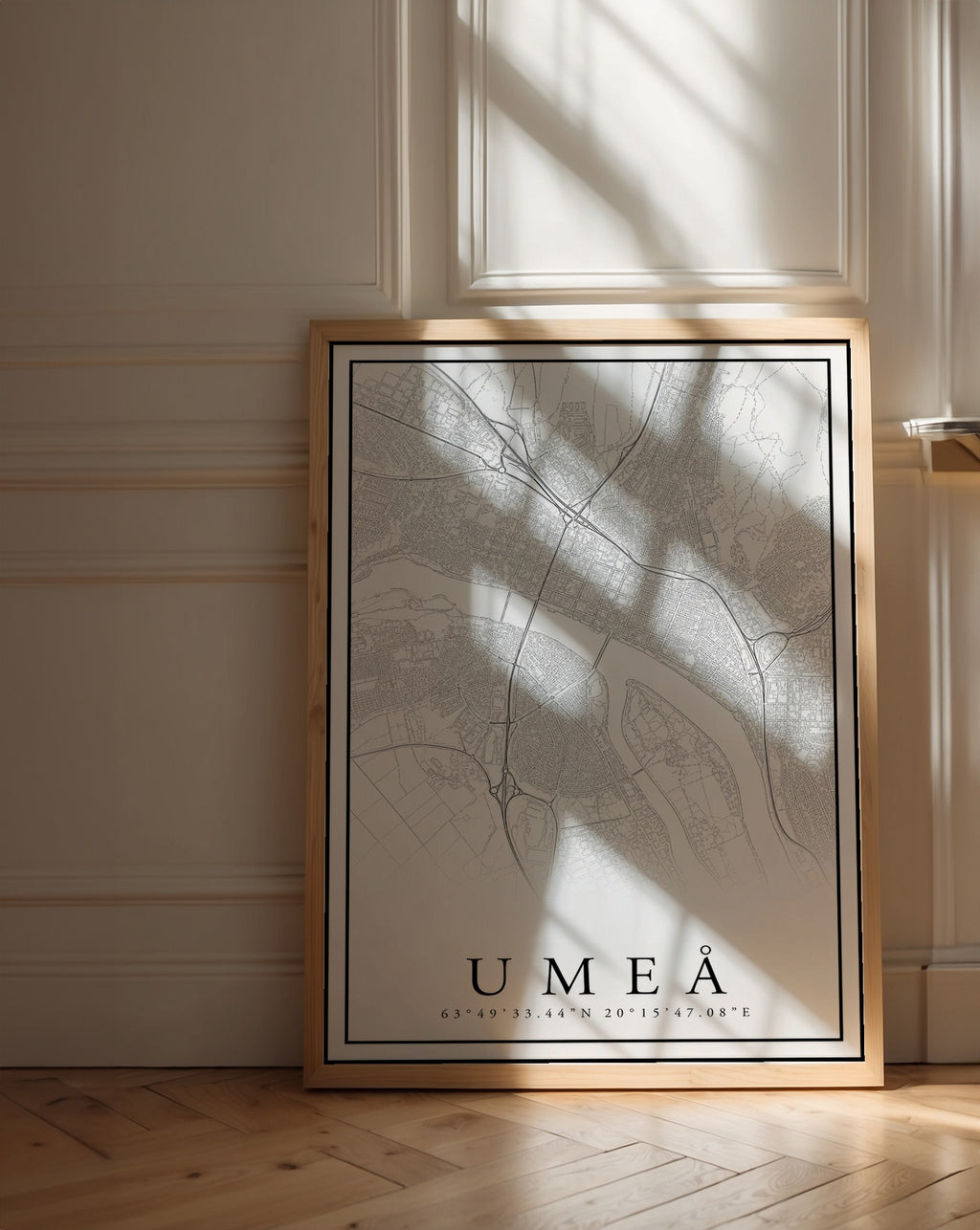 Umeå Karta Poster