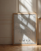 Umeå Karta Poster