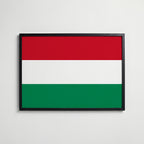 Hungary National Flag Poster affisch – köp poster online – Bozetto väggdekoration