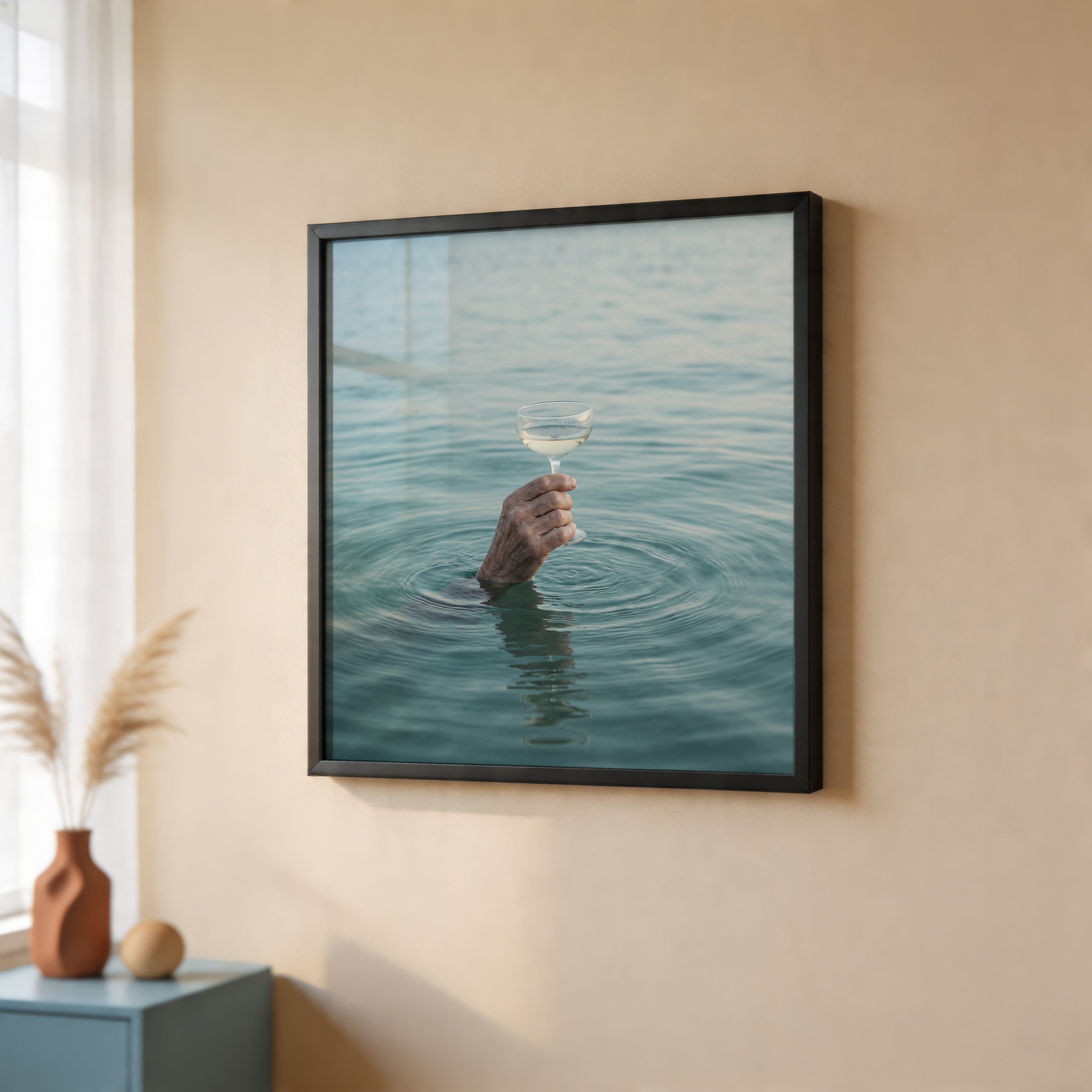 Champagne Sea Poster – i rum 3