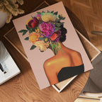 Floral Hair Portrait Poster