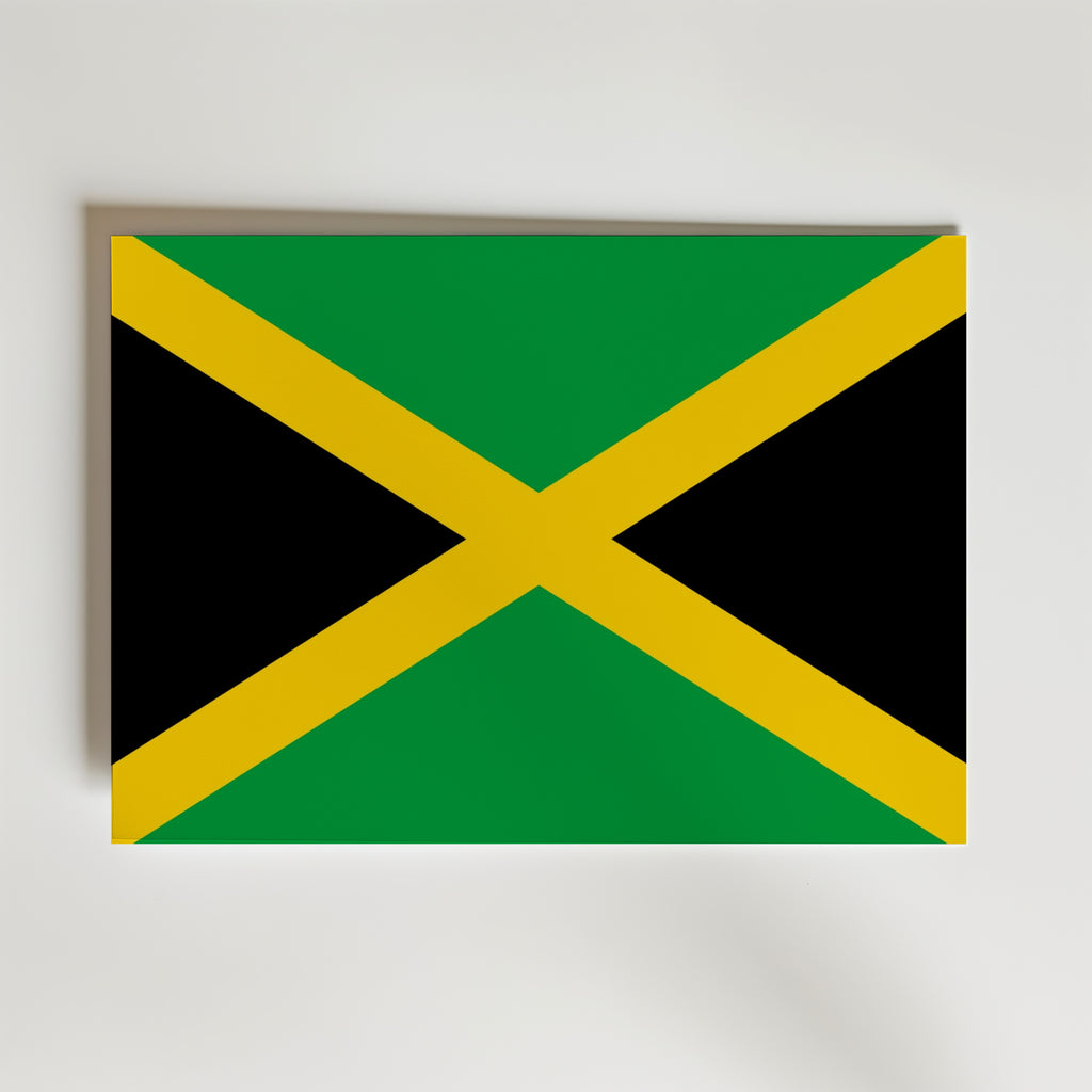 Jamaica National Flag Poster affisch – poster till väggdekoration – köp online hos Bozetto