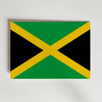 Jamaica National Flag Poster affisch – poster till väggdekoration – köp online hos Bozetto